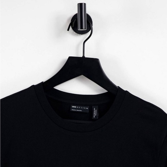 ASOS DESIGN Maternity ultimate t-shirt with long sleeve in cotton blend in black - Picture 3 of 4